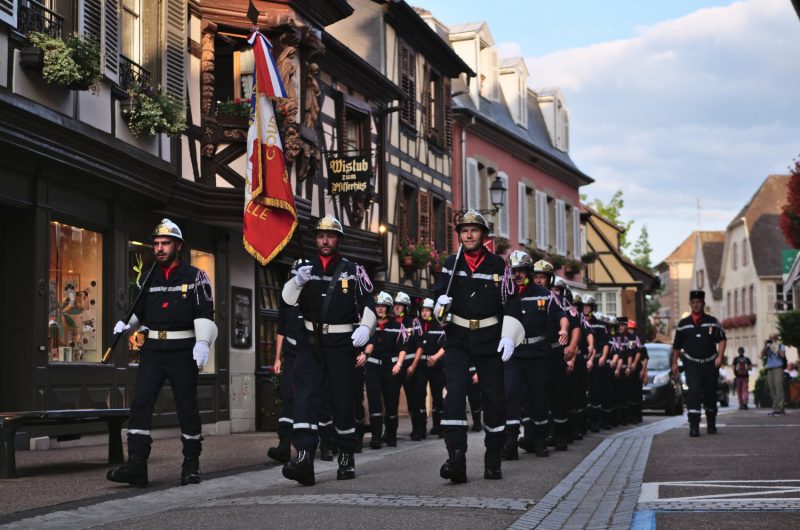 Défilé sapeurs-pompiers