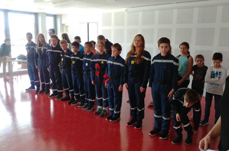 Equipe jeunes sapeurs-pompiers UDSP 68