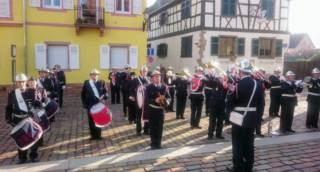 Prestation fanfare pompiers Altkirch