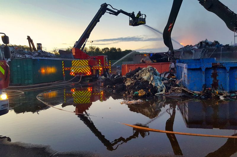 Intervention pompiers incendie