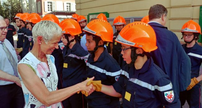 Jeunes sapeurs pompiers