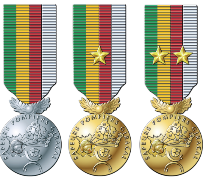 Médailles régionales