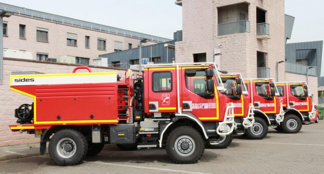 Nouveaux camions de pompier Alsace