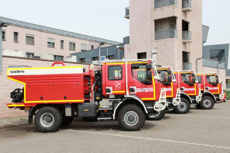 Nouveaux camions de pompier Alsace